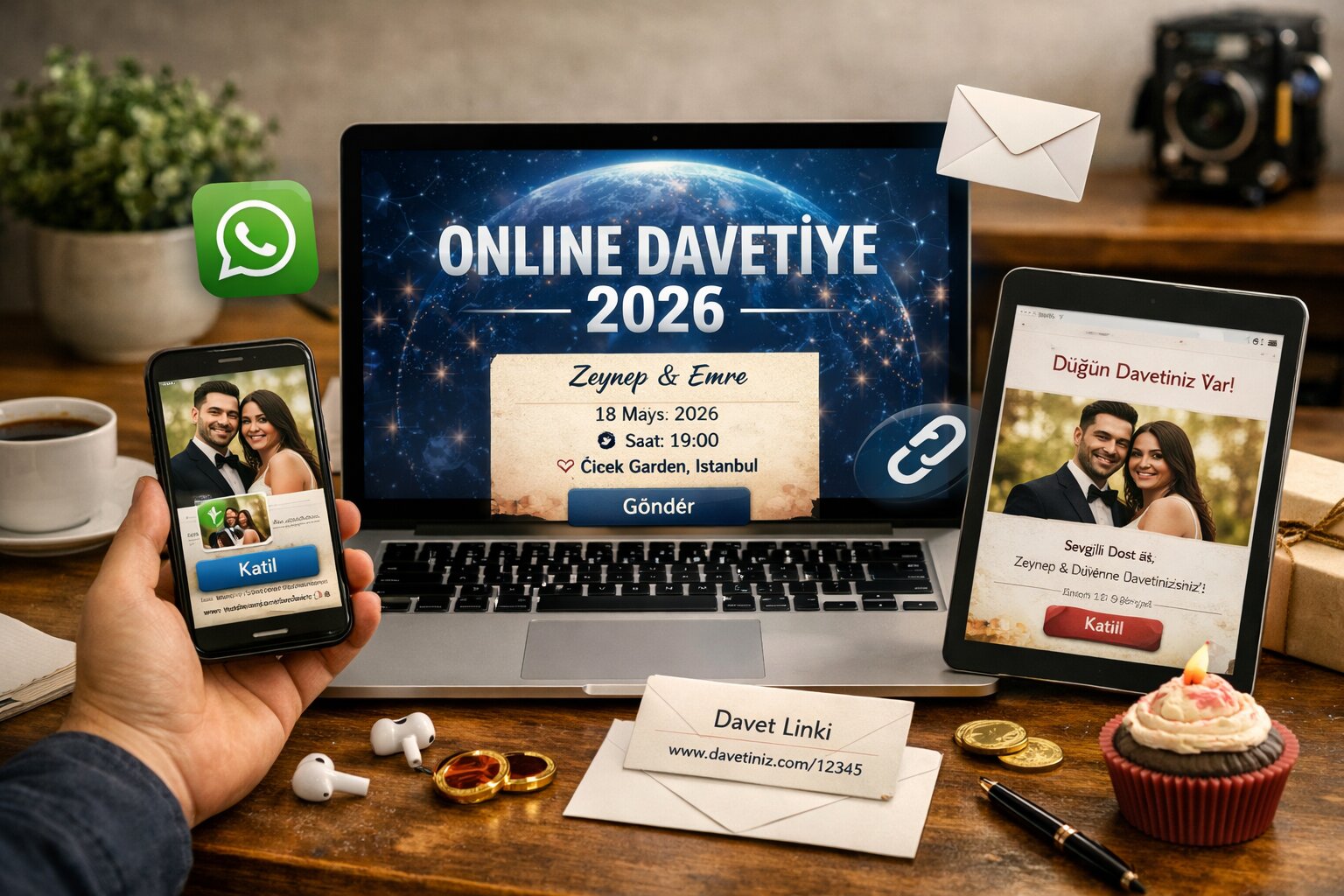 Online Davetiye (E-Davetiye) Nedir? 2026 Dijital Davetiye Rehberi
